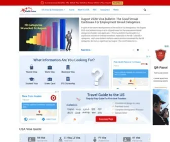 Path2USA.com(Information on all USA Visas) Screenshot