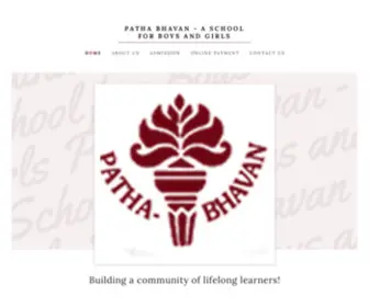 Pathabhavan.org(Patha Bhavan) Screenshot