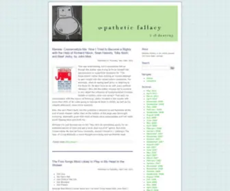 PatheticFallacy.org(Pathetic Fallacy) Screenshot