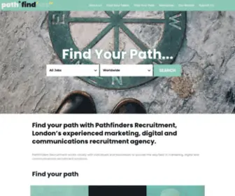 Pathfindersrecruitment.com(Find your path with Pathfinders Recruitment) Screenshot