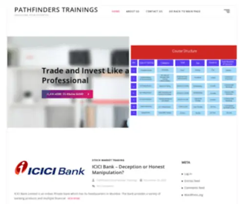 Pathfinderstraining.com(pathfinderstraining) Screenshot