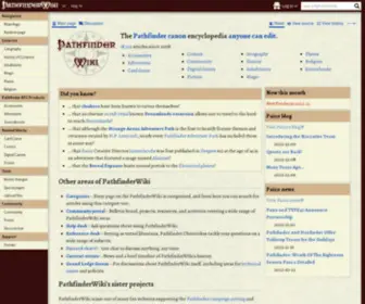 Pathfinderwiki.com(PathfinderWiki) Screenshot