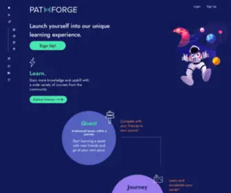 Pathforge.co(pathforge) Screenshot