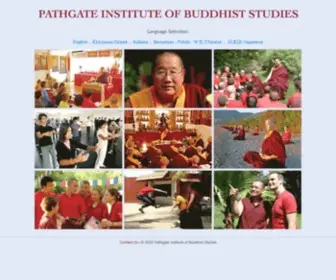 Pathgate.org(Pathgate Institute of Buddhist Studies Home) Screenshot