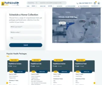 Pathkindlabs.com(Pathkind Labs) Screenshot