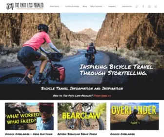 Pathlesspedaled.com(The Path Less Pedaled) Screenshot