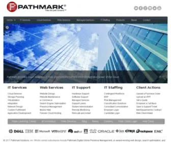 Pathmarksolutions.com(IT Services and Products) Screenshot