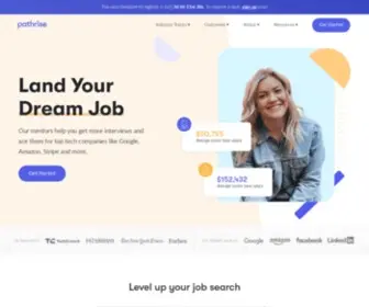 Pathrise.com(Land your dream job in tech) Screenshot