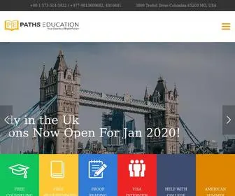 Paths-Edu.com(Your Door to a Bright Future) Screenshot