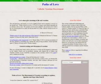 Pathsoflove.com(Paths of Love) Screenshot