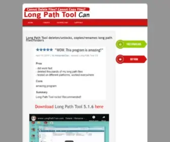 Pathtoodeep.com(Path too long) Screenshot