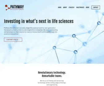 Pathwaybioventures.com(Pathway Bioventures) Screenshot