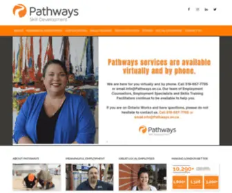 Pathways.on.ca(Pathways Employment Help Centre) Screenshot