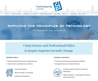 Pathwayslimited.com(Applying the principles of psychology to business and coaching) Screenshot