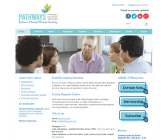 Pathwayssmi.org(Pathways Serious Mental Illness Society) Screenshot