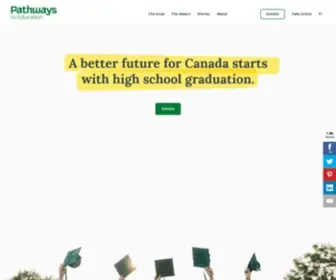 Pathwaystoeducation.ca(Pathways to Education) Screenshot