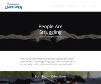 Pathwaystoempower.com(Pathways To Empower) Screenshot