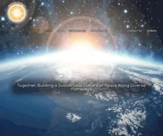 Pathwaystopeace.org(Together, Building a Sustainable Culture of Peace Along Diverse Pathways) Screenshot