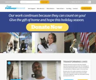 Pathwaysvermont.org(Pathways Vermont ends homelessness and) Screenshot