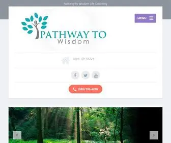 Pathwaytowisdom.com(Pathway to Wisdom Life Coaching) Screenshot