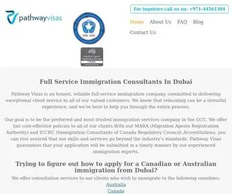 Pathwayvisas.com(Immigration Consultants In Dubai & The UAE) Screenshot