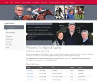 Pathylandracing.com.au(The website of Pat Hyland) Screenshot