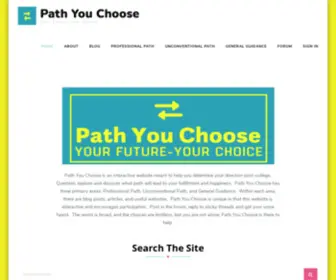 Pathyouchoose.com(Path You Choose) Screenshot
