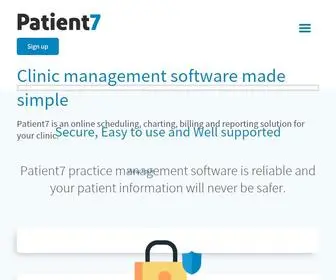 Patient7.com(Patient7 Clinic managment solution) Screenshot