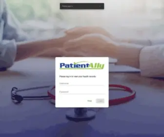 Patientally.com(Patient Ally) Screenshot