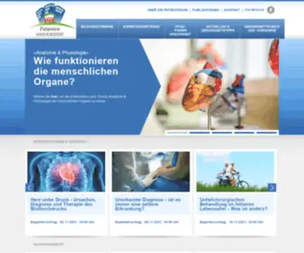 Patienten-Universitaet.de(Patienten-Universität) Screenshot