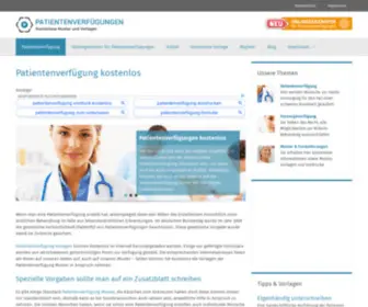 Patientenverfuegung-Kostenlos.de(Patientenverfügung kostenlos) Screenshot