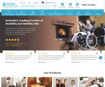 Patienthandling.com.au(Mobility Equipment) Screenshot