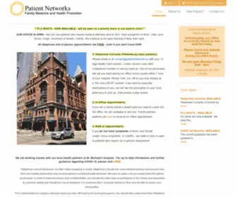 Patientnetworks.ca(Patient Networks) Screenshot