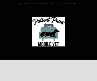 Patientpawsmobilevet.com(Patient Paws Mobile Vet) Screenshot