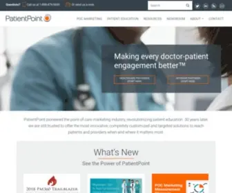 Patientpoint.com(PatientPoint pioneered the point) Screenshot
