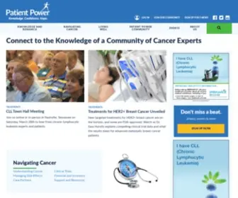 Patientpower.info(A Community of Cancer Experts) Screenshot