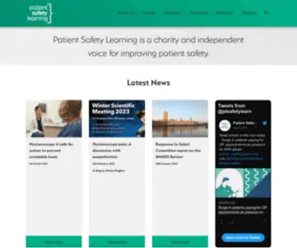 Patientsafetylearning.org(Patientsafetylearning) Screenshot