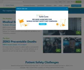 Patientsafetymovement.org(Our Vision) Screenshot