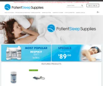 Patientsleepsupplies.com(Patient Sleep Supplies) Screenshot