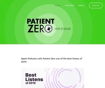 Patientzeropodcast.com(Patient Zero) Screenshot