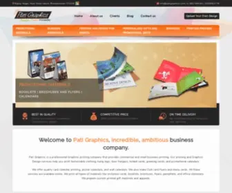 Patigraphics.com(Digital printing) Screenshot