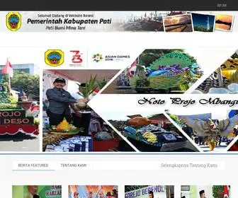 Patikab.go.id(Website Resmi Pemerintah Kabupaten Pati) Screenshot