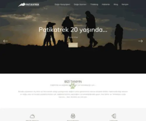 Patikatrek.com(Patikatrek Doğa Sporları Eğitim Merkezi) Screenshot