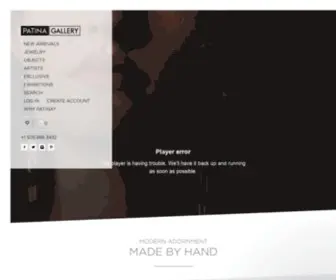 Patina-Gallery.com(Patina Gallery of Santa Fe) Screenshot