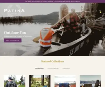 Patinastores.com(Patina Stores) Screenshot