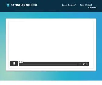 Patinhasnoceu.com.br(Animais de estimação) Screenshot
