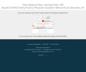 Patinmedical.com(Michael Patin) Screenshot