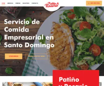 Patinorosario.com(Empresa de Comida Empresarial en Santo Domingo) Screenshot
