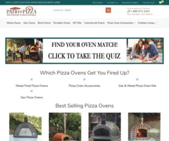 Patioandpizza.com(Best Wood Fired Pizza Ovens & Outdoor Pizza Oven Kits) Screenshot