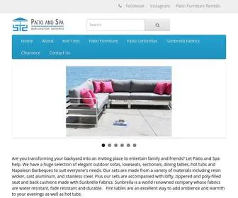 Patioandspa.ca(Patio and Spa) Screenshot